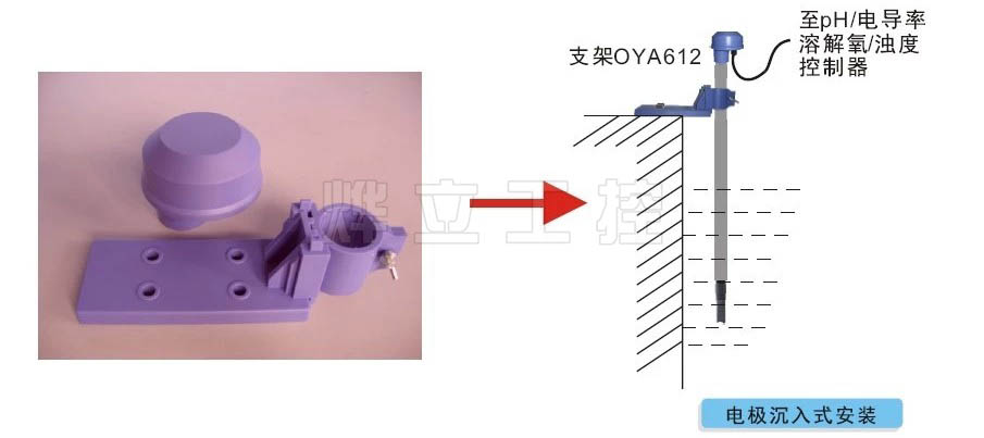 硫化氫PH電極安裝圖示
